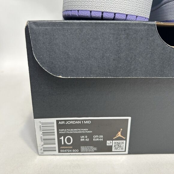 Nike Air Jordan 1 Retro Mid “Purple Pulse/Arctic Punch" 2024 - Picture 5 of 6